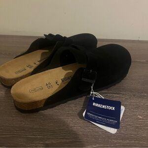 Birkenstock Black Suede Men's Sandals